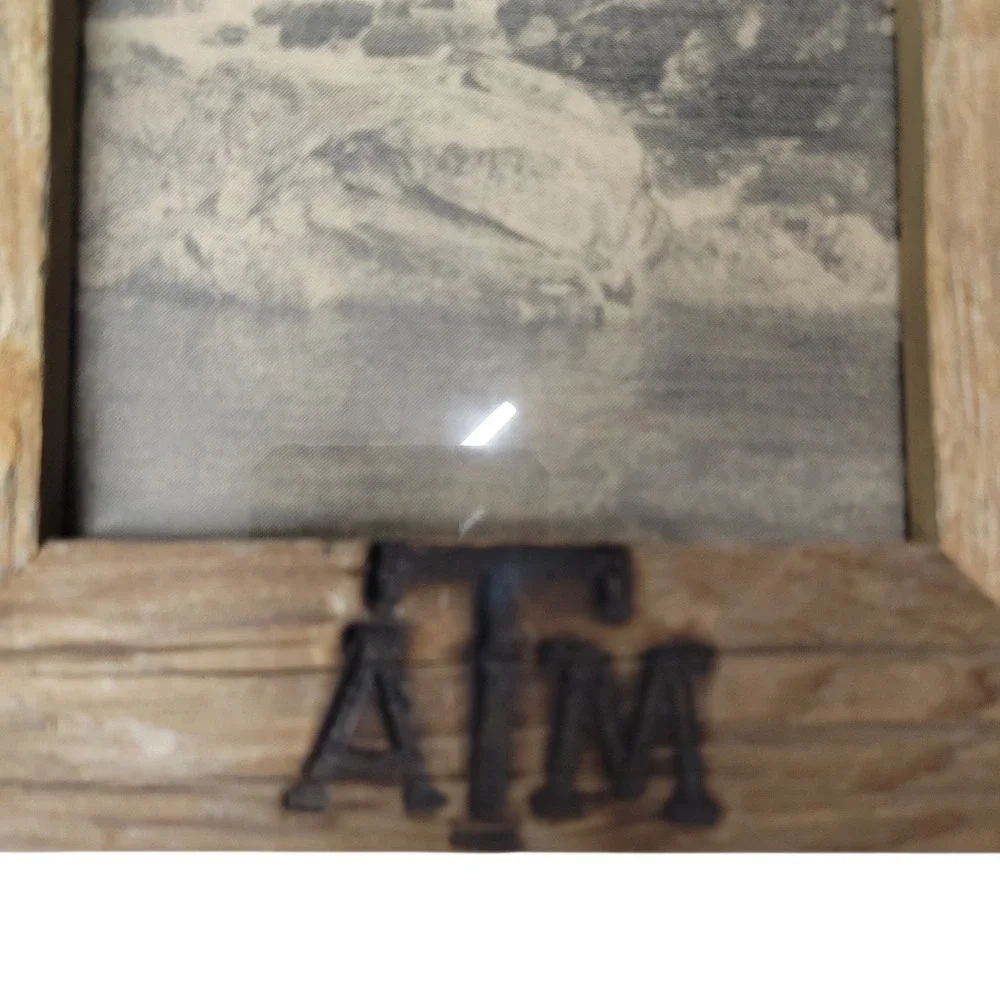 Brush Creek Texas A&M Aggies Reclaimed Barn Wood Picture Frame 5x7 Rustic ATM